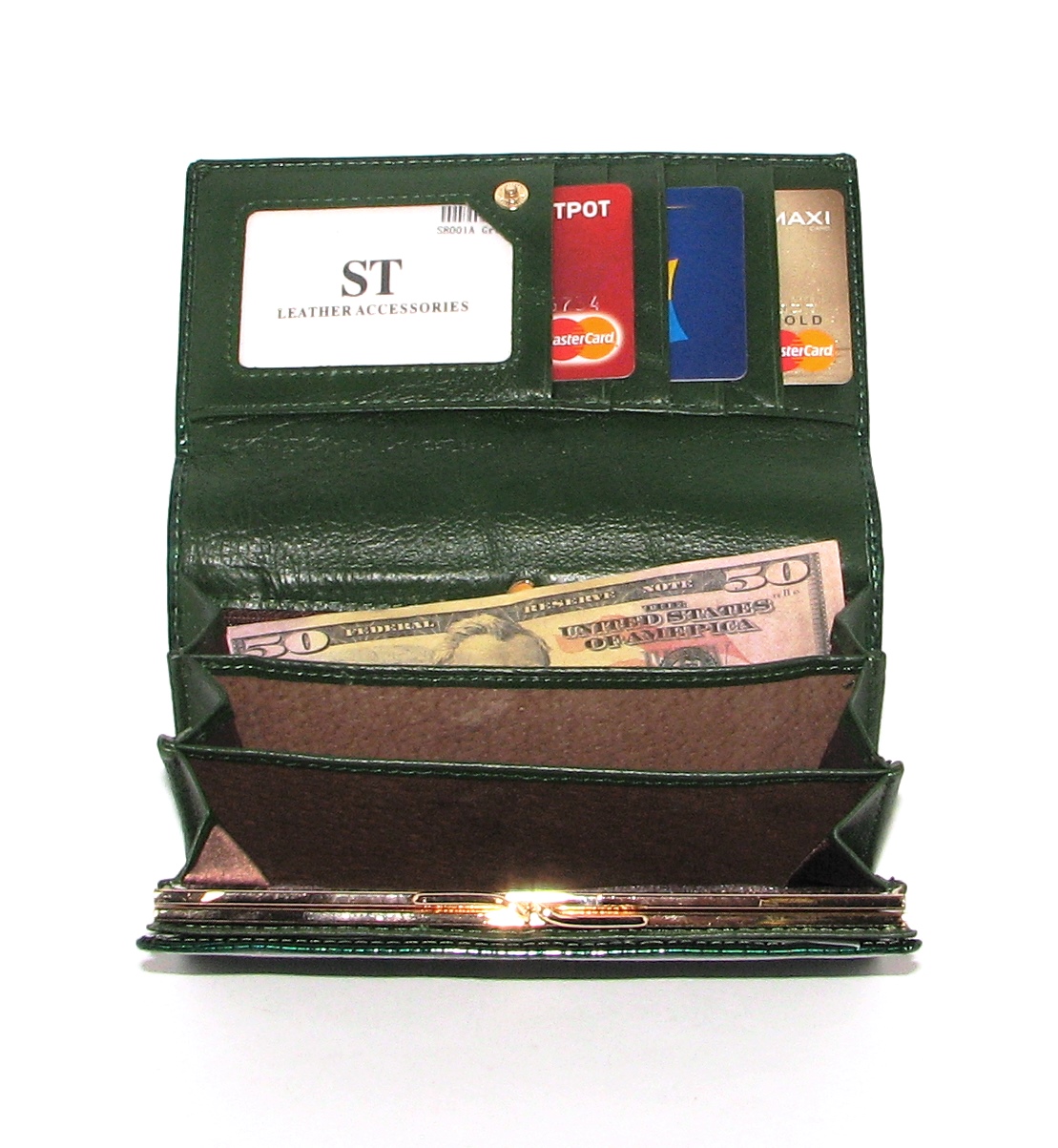 Кошелек женский ST S8001A Green Кошелек женский ST S8001A Green